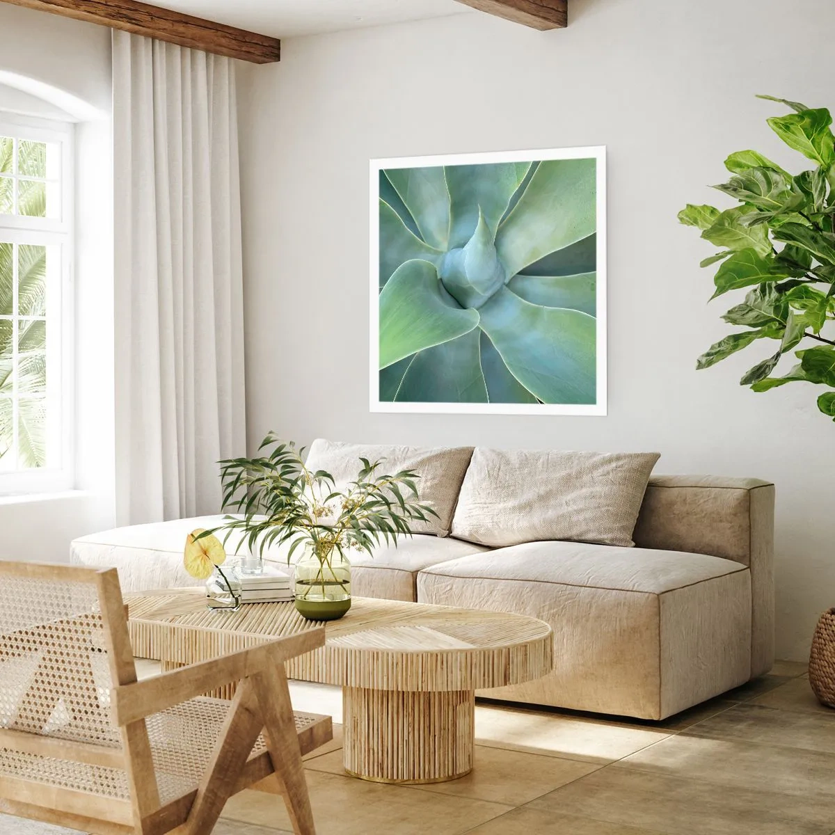 Plakat - Den grønne fødsel - 50x50 cm