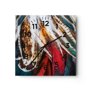 Vægur, Uret - Flyvningens hemmeligheder - 40x40 cm