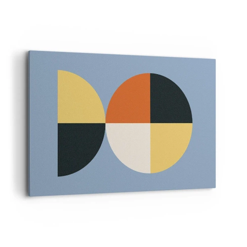 Lærredstryk - Billede på lærred - Se og tæl - 120x80 cm