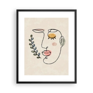 Plakat i sort ramme - Ro fundet - 40x50 cm