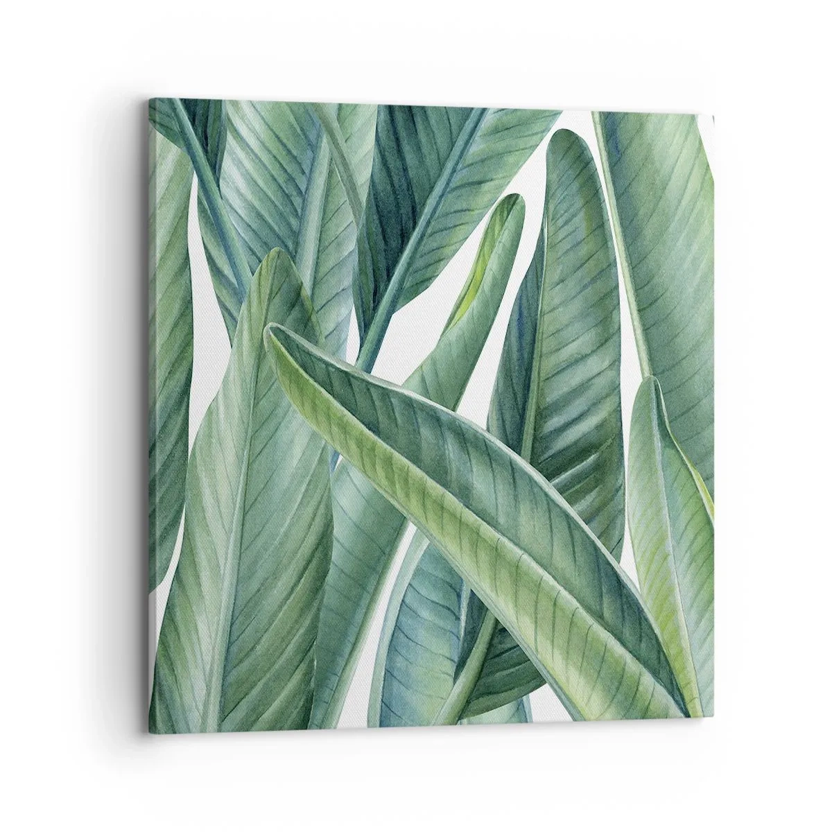 Lærredstryk - Billede på lærred - Det grønne i sig selv - 70x70 cm