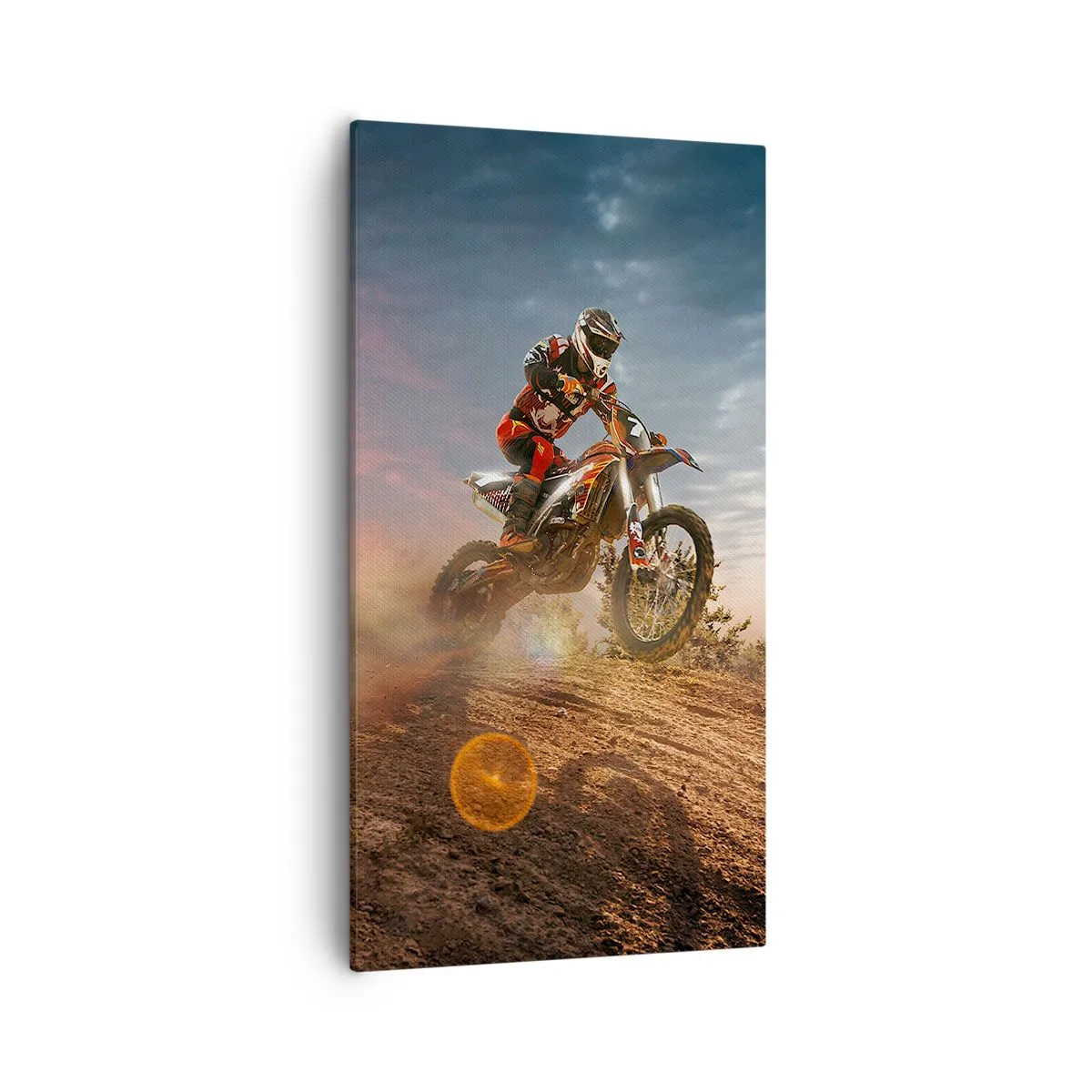 Lærredstryk - Billede på lærred - For sejren - 55x100 cm