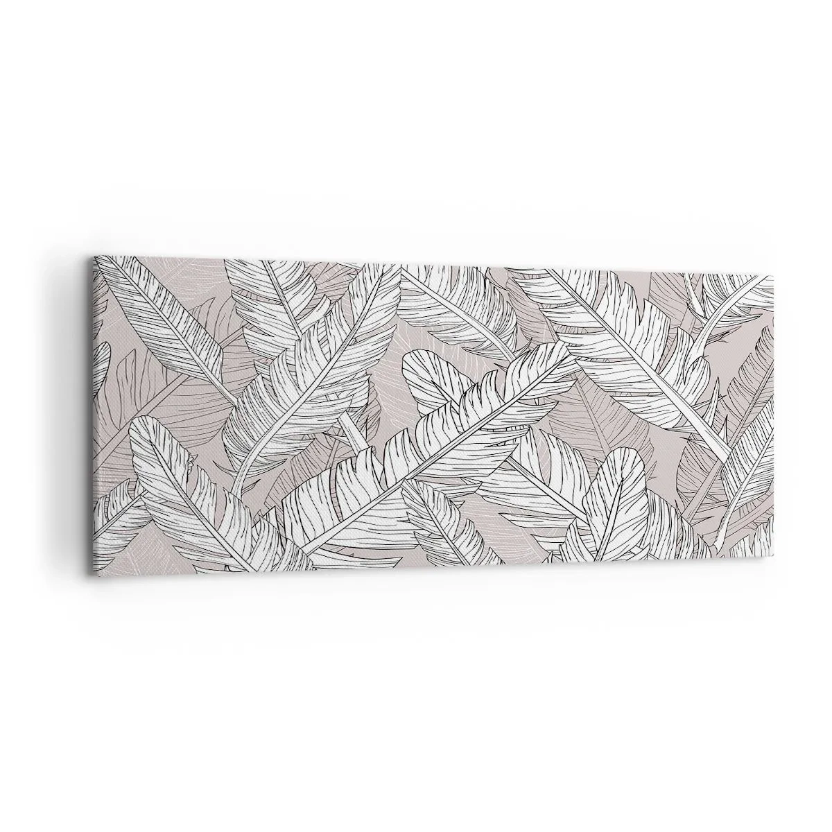 Lærredstryk - Billede på lærred - Fjerlig uro - 120x50 cm