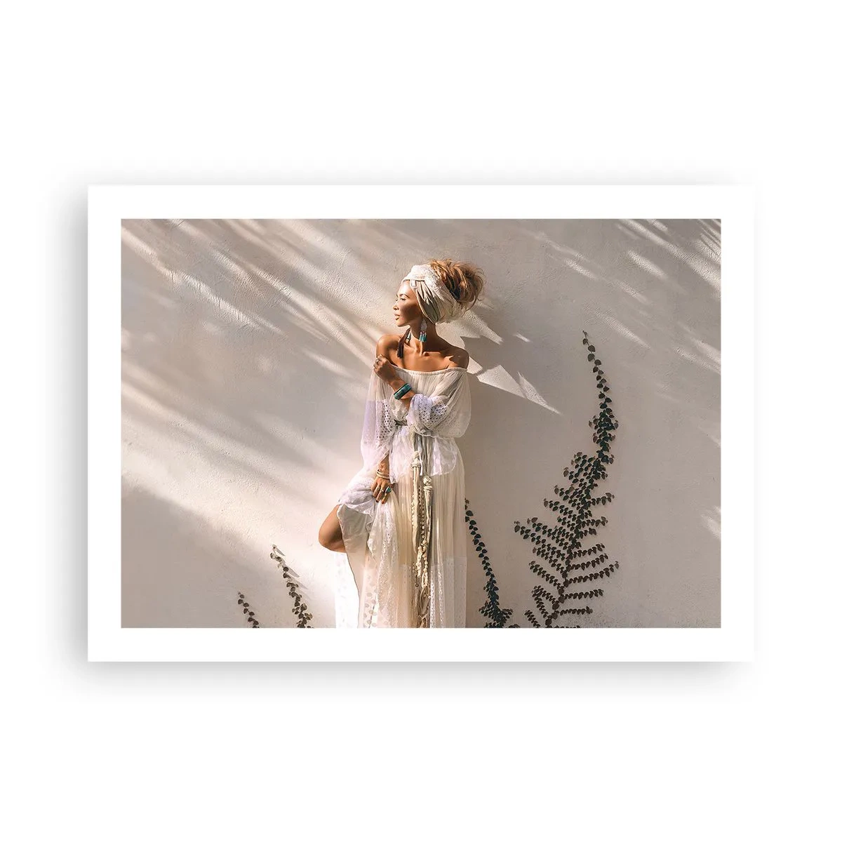 Plakat - Solen og pigen - 70x50 cm