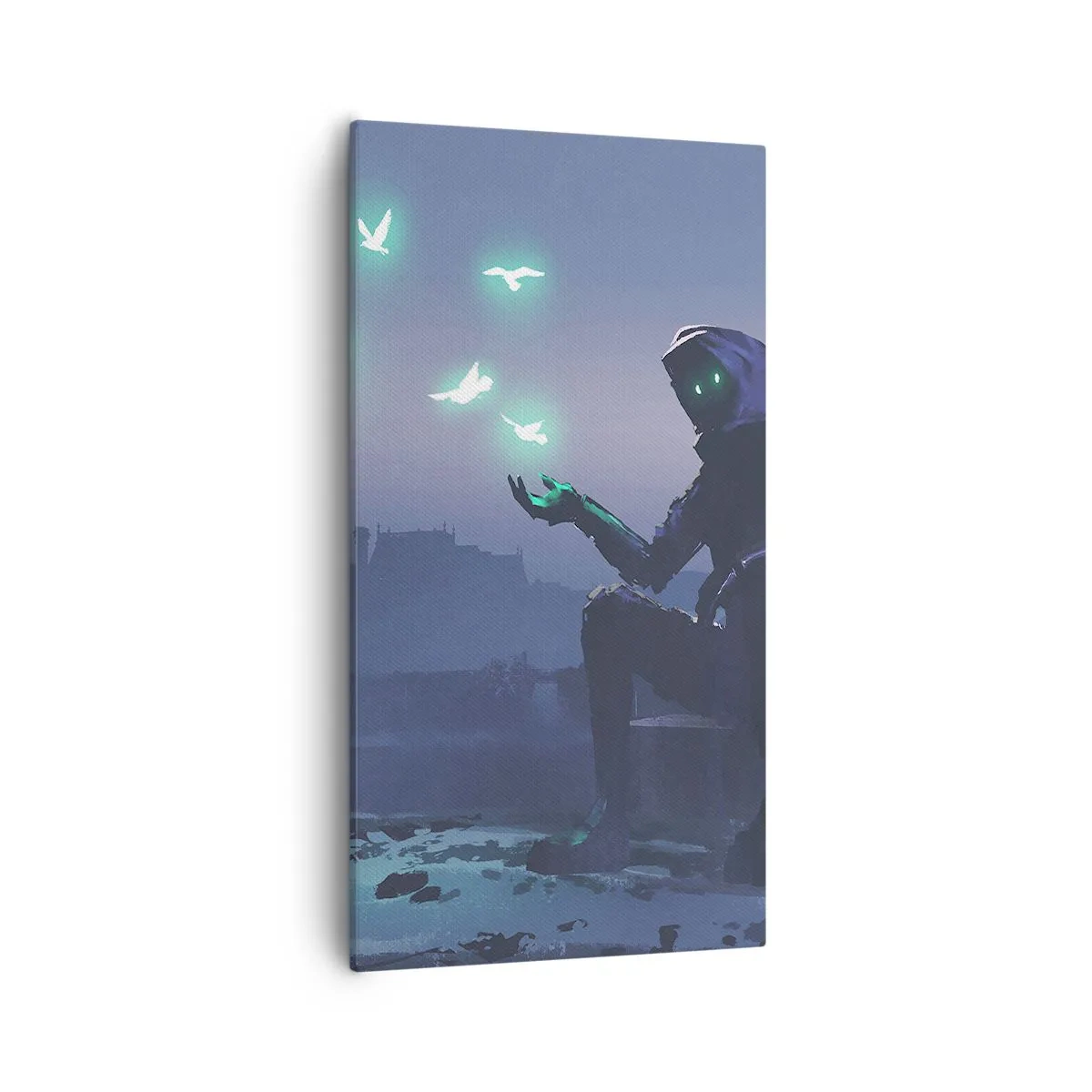 Lærredstryk - Billede på lærred - Livet vil vende tilbage - 55x100 cm