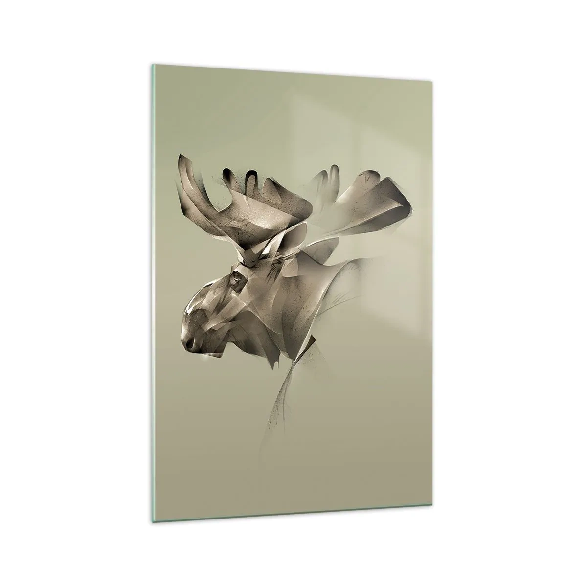 Billede på glas - Den blide kraft af ro - 70x100 cm