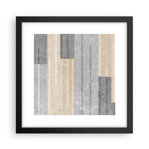 Plakat i sort ramme - Komposition: hold den lodret - 30x30 cm