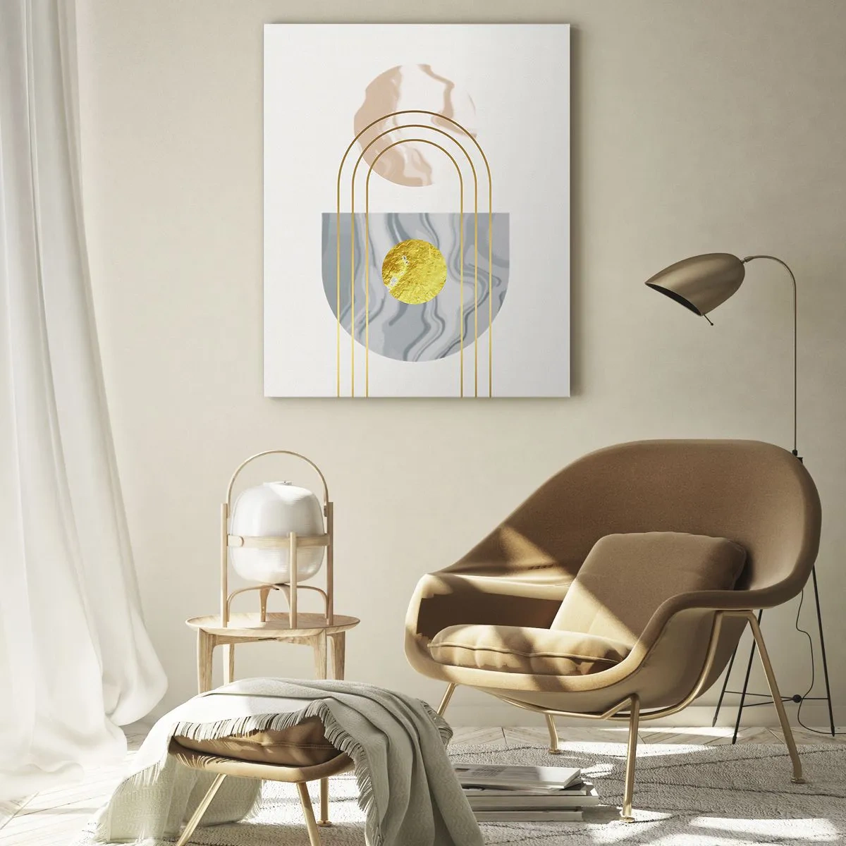 Billede på glas - Lysstyrke og udstråling - 50x70 cm