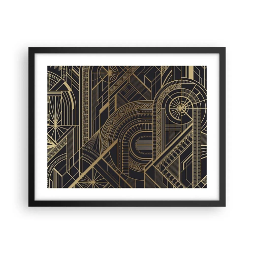 Plakat i sort ramme - Koncepter, idéer, planer - 50x40 cm