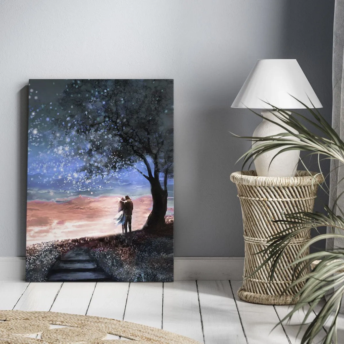 Lærredstryk - Billede på lærred - En stjernepræstation - 50x70 cm