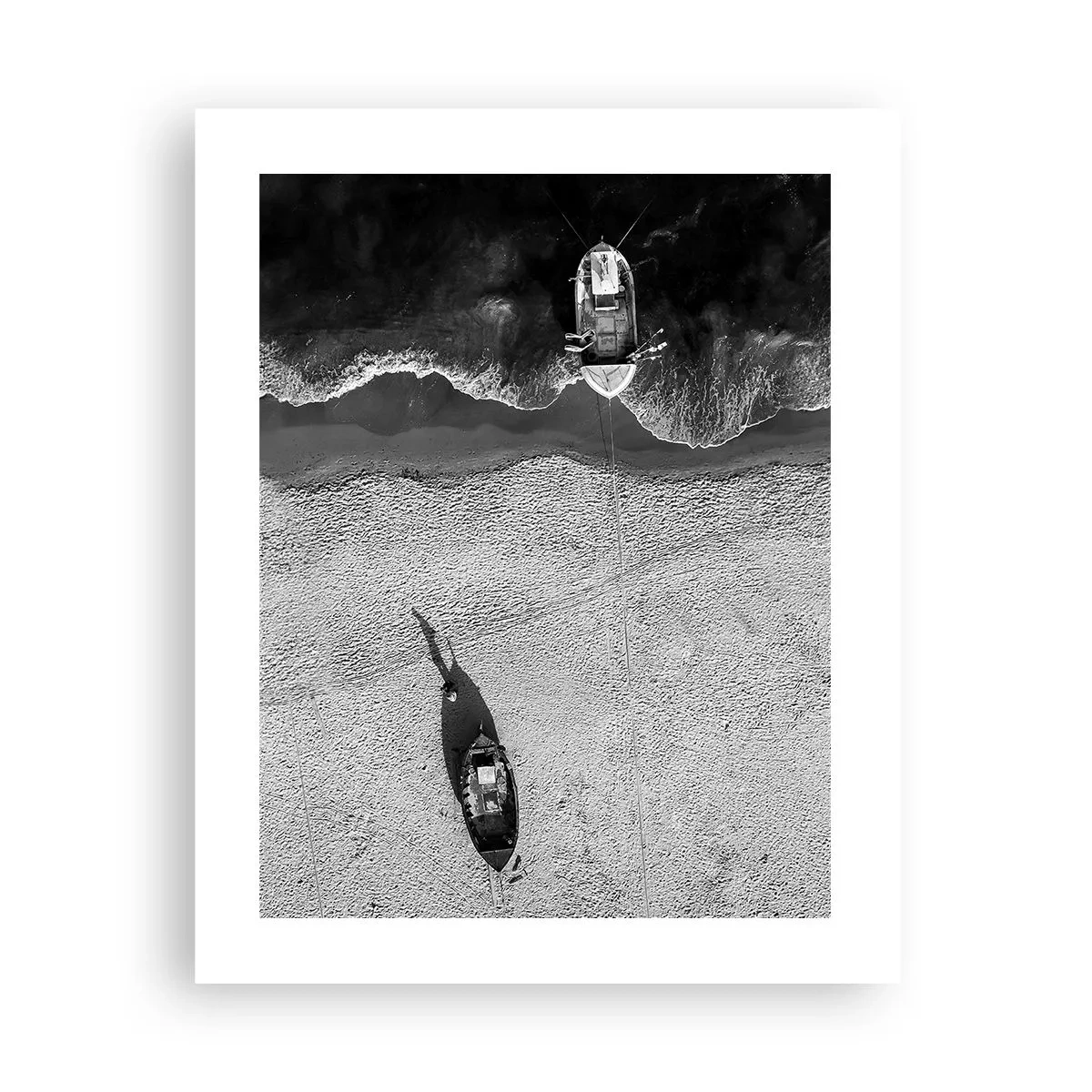 Plakat - Stadig på kysten... - 40x50 cm