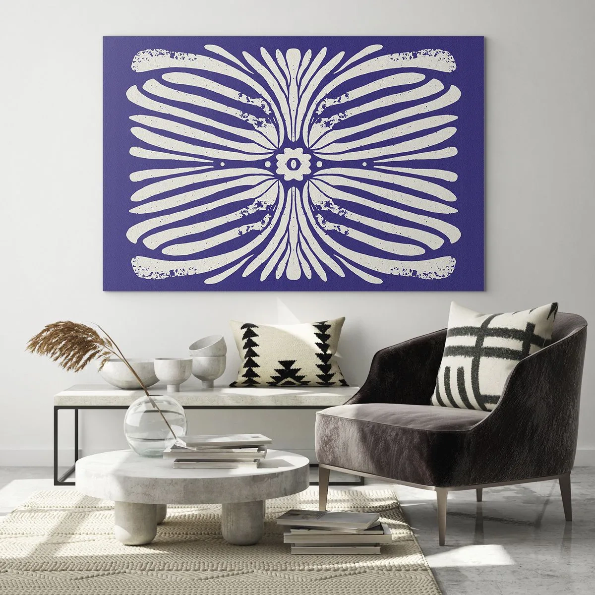 Billede på glas - Etniske inspirationer - 120x80 cm