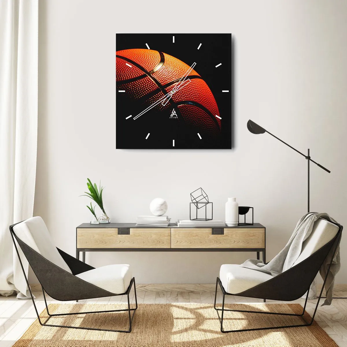 Vægur, Uret - Smuk som en planet - 30x30 cm