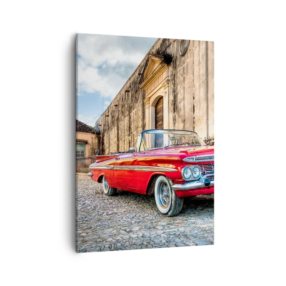 Lærredstryk - Billede på lærred - Cubanske følelser - 50x70 cm