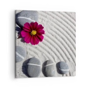 Lærredstryk - Billede på lærred - Energi og ro i den magiske naturcirkel - 50x50 cm