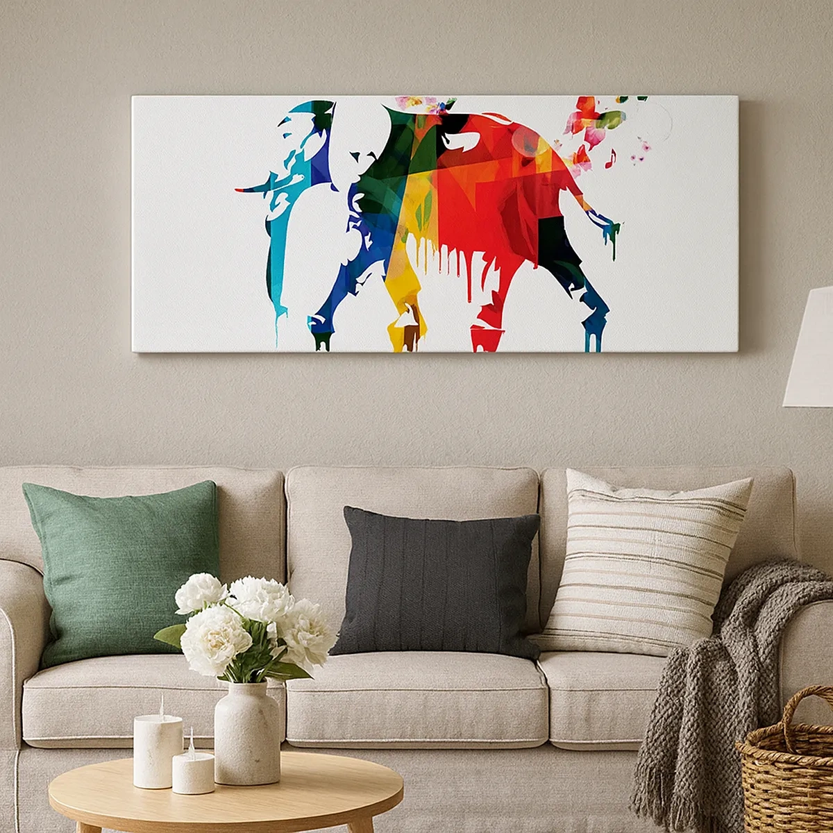 Lærredstryk - Billede på lærred - Alle kan danse - 30x30 cm