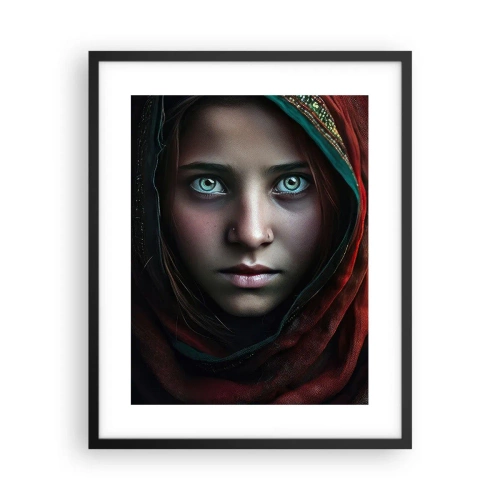 Plakat i sort ramme - Østens prinsesse - 40x50 cm