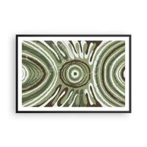 Plakat i sort ramme - Eksplosion af følelser - 91x61 cm