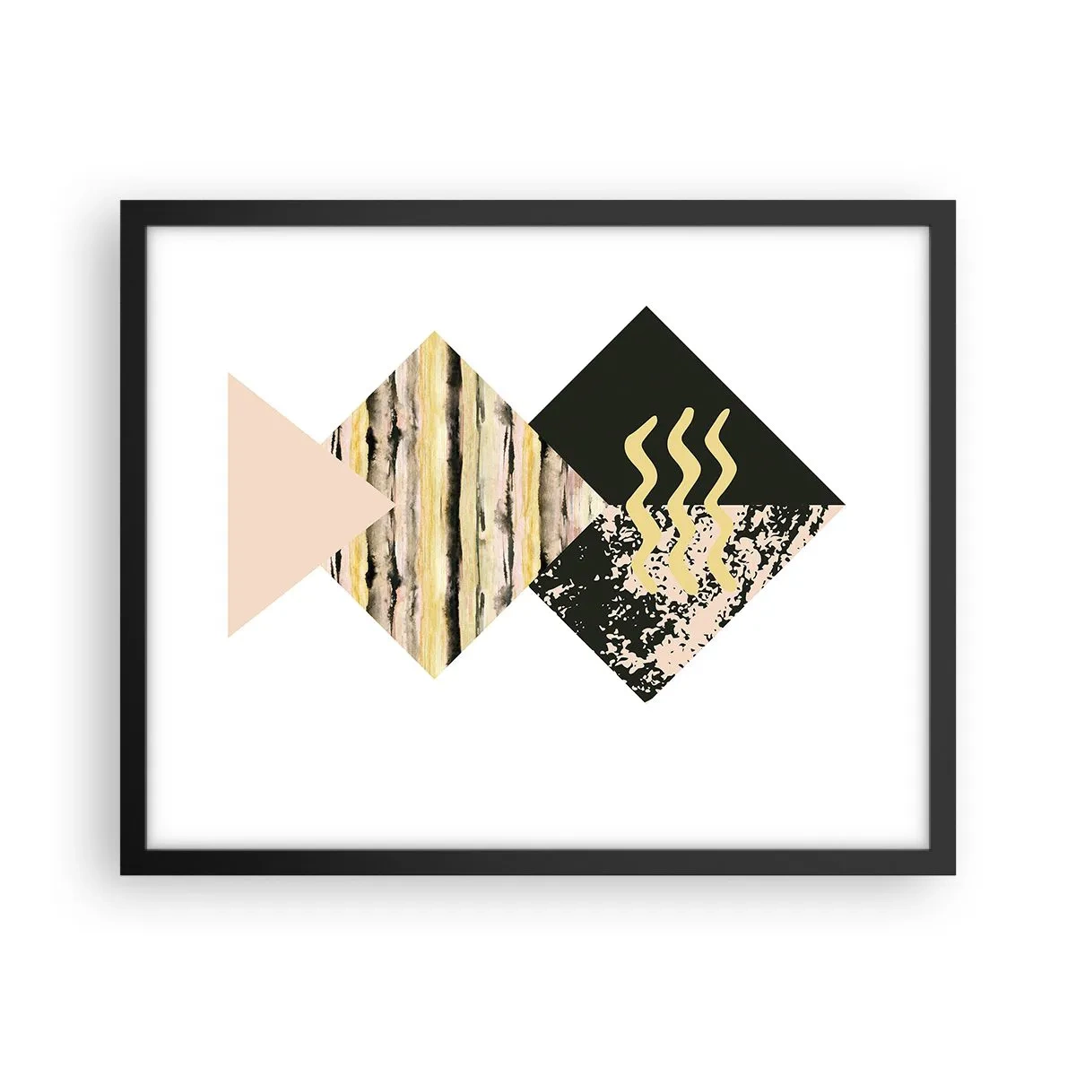 Plakat i sort ramme - Ikke så simpelt - 50x40 cm