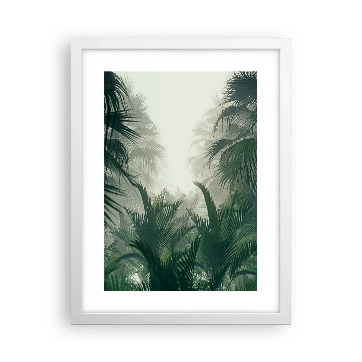 Plakat i hvid ramme - Tropisk mysterium - 30x40 cm