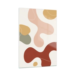 Billede på glas - Es eller flores? - 50x70 cm