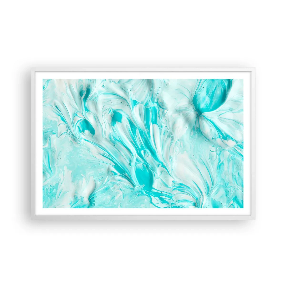 Plakat i hvid ramme - For altid sammen - 91x61 cm