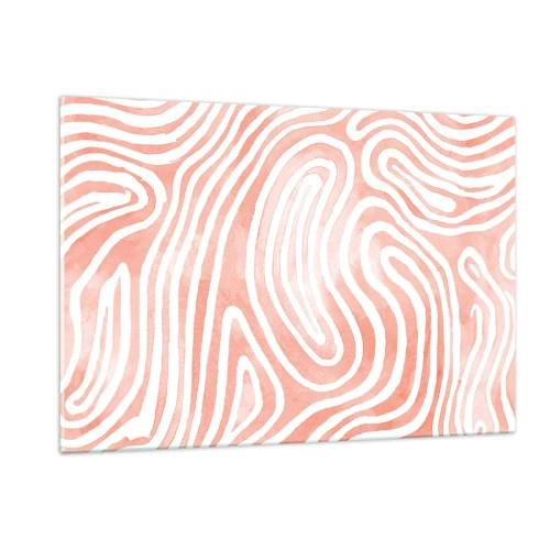 Billede på glas - I en labyrint af koraller - 120x80 cm