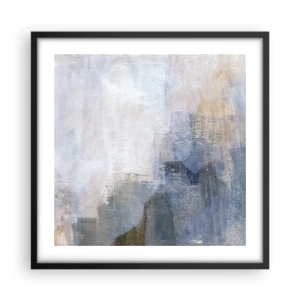 Plakat i sort ramme - Farvetoner og akkorder - 50x50 cm
