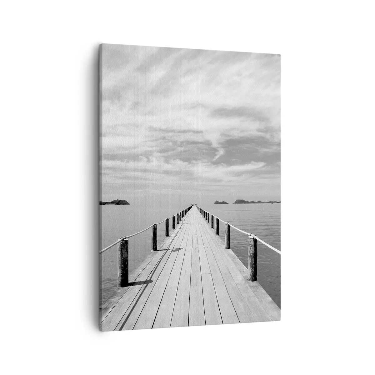 Lærredstryk - Billede på lærred - Eller måske en rejse... - 50x70 cm