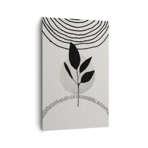Lærredstryk - Billede på lærred - Komposition: naturens ritualer - 80x120 cm