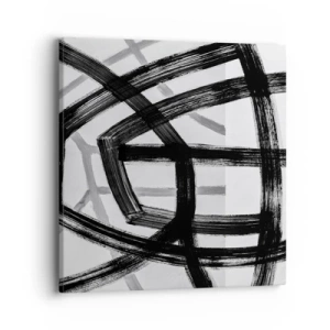 Lærredstryk - Billede på lærred - Opbygning af dybde - 40x40 cm