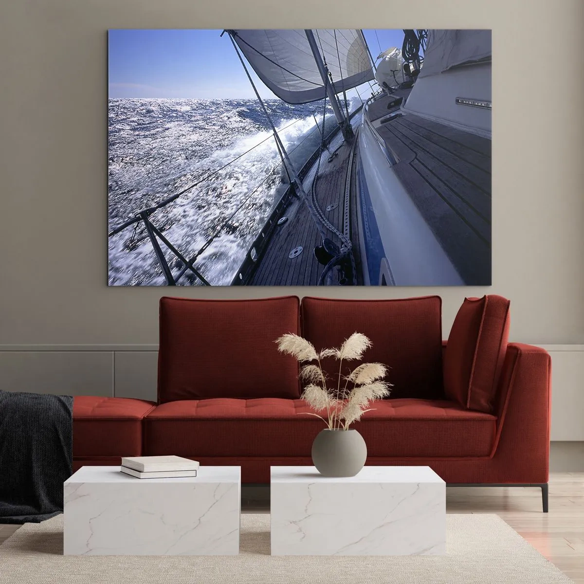 Billede på glas - Jeg ved, hvad det vil sige at være en fugl - 100x70 cm