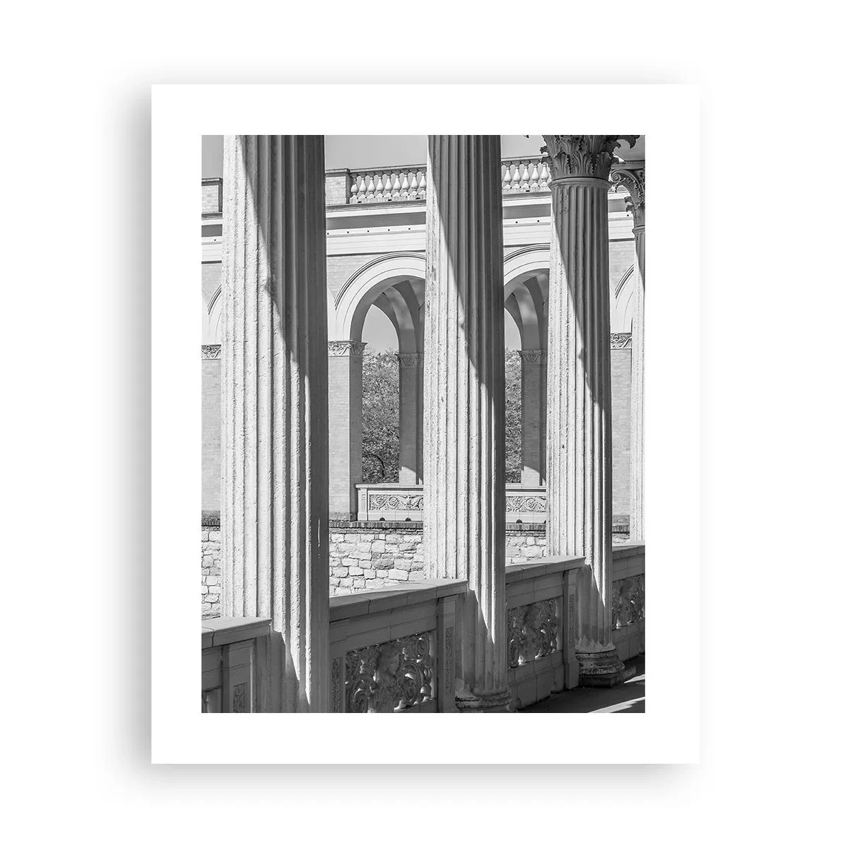 Plakat - Solrig arkade - 40x50 cm