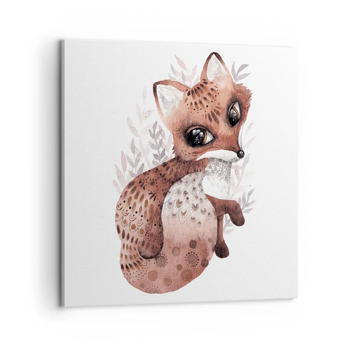 Lærredstryk - Billede på lærred - Kun kærlighed - 60x60 cm