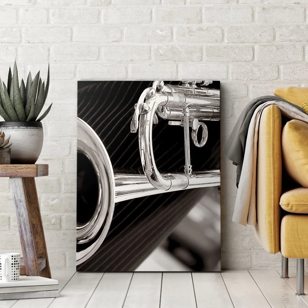 Lærredstryk - Billede på lærred - En musikalsk rejse til 1930'erne. - 50x70 cm