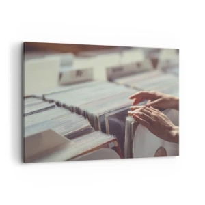 Lærredstryk - Billede på lærred - På jagt efter følelser - 100x70 cm