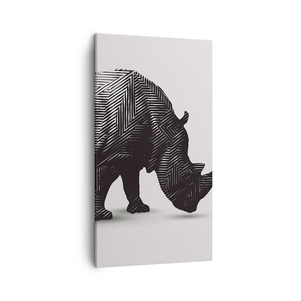 Lærredstryk - Billede på lærred - Naturens geometriske skønhed - 45x80 cm