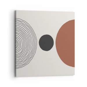 Lærredstryk - Billede på lærred - I rampelyset - 70x70 cm