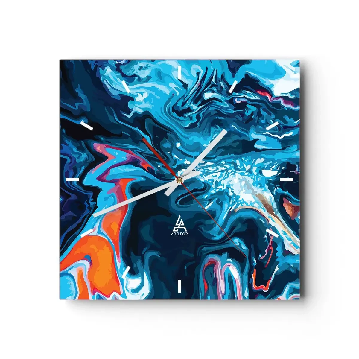 Vægur, Uret - En rejse ind i himlen - 40x40 cm