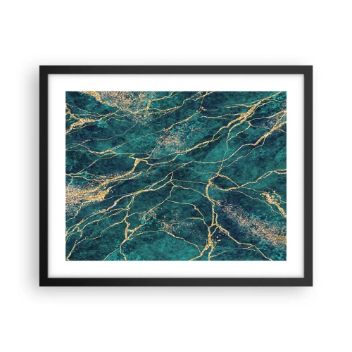 Plakat i sort ramme - Guldåre - 50x40 cm