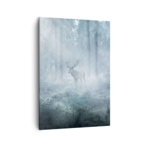 Lærredstryk - Billede på lærred - Morgenvandring rundt på godset - 50x70 cm
