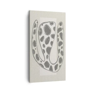 Lærredstryk - Billede på lærred - Bizart væsen - 45x80 cm