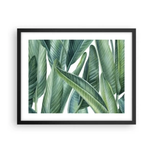 Plakat i sort ramme - Det grønne i sig selv - 50x40 cm