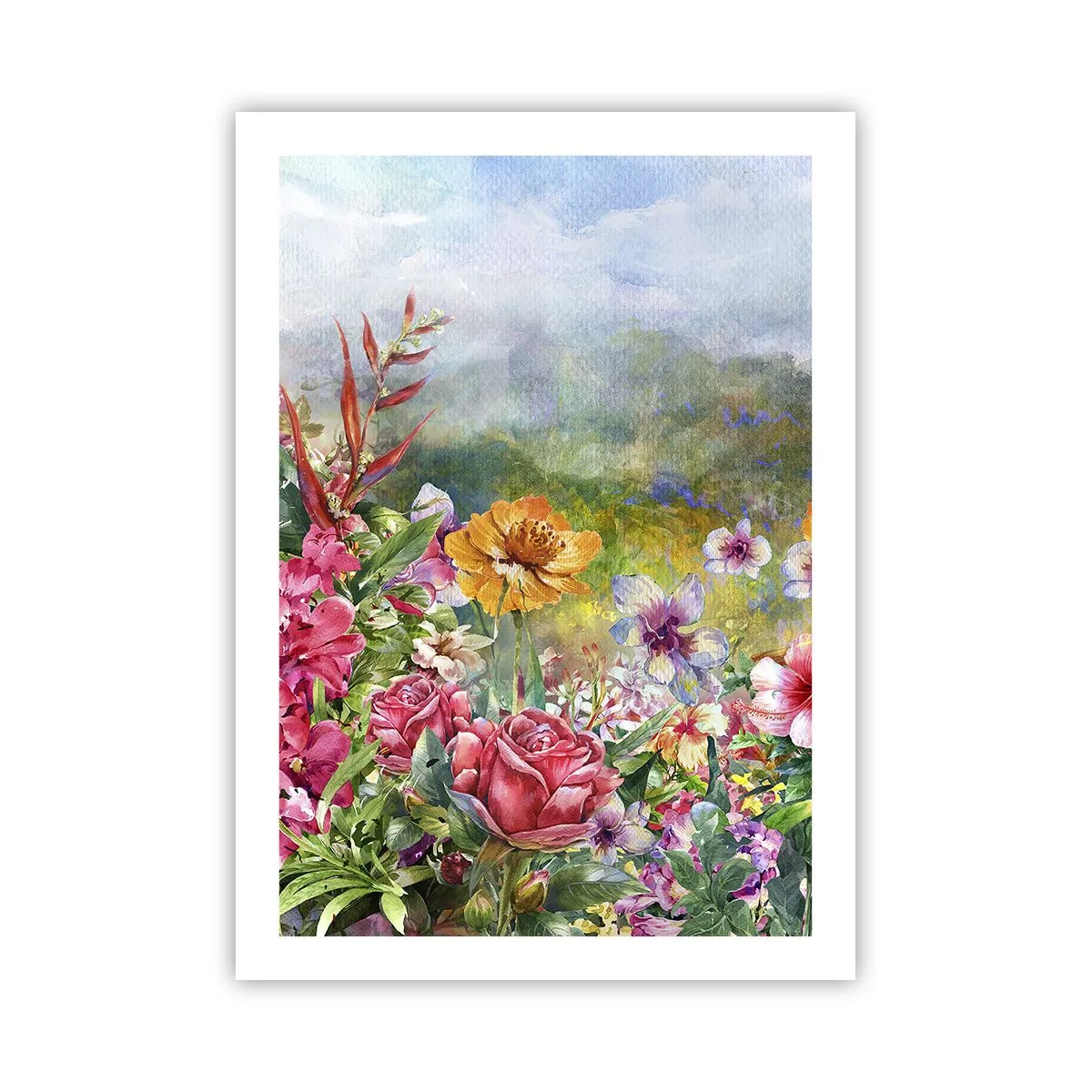Plakat - En have, der er gået amok - 50x70 cm
