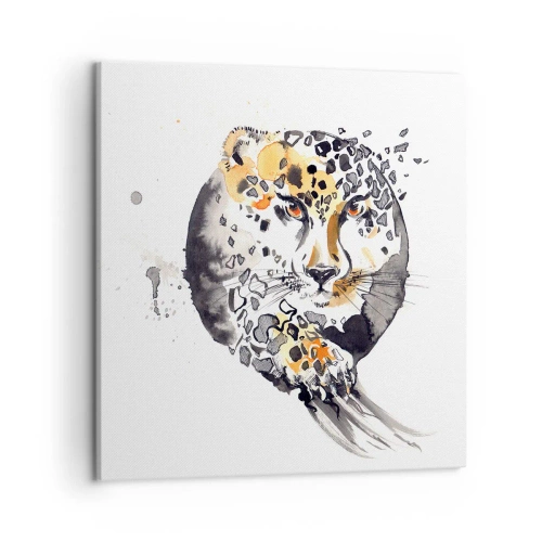 Lærredstryk - Billede på lærred - Rovdyrisk skønhed - 50x50 cm