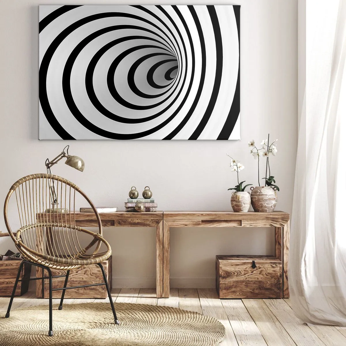 Lærredstryk - Billede på lærred - Kan du heller ikke modstå det? - 120x80 cm