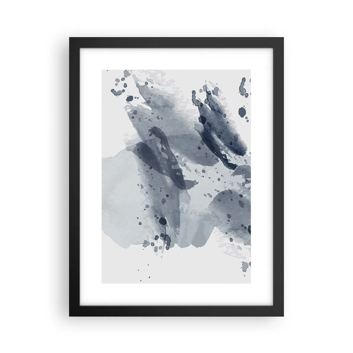 Plakat i sort ramme - En undersøgelse af vandets natur - 30x40 cm