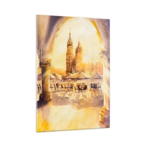 Billede på glas - Øst over markedet i Kraków - 50x70 cm