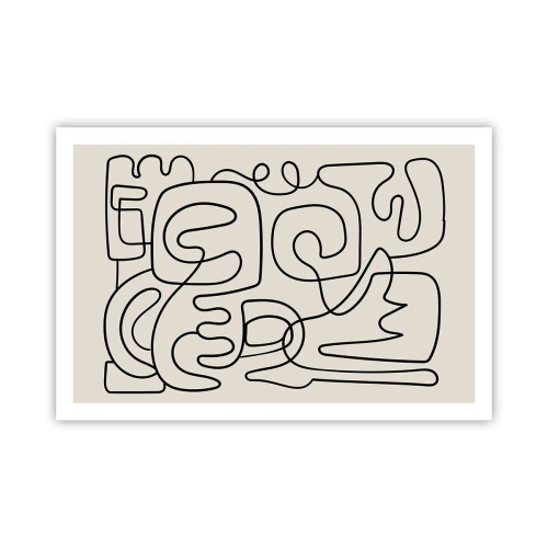 Plakat - På sporet - 91x61 cm