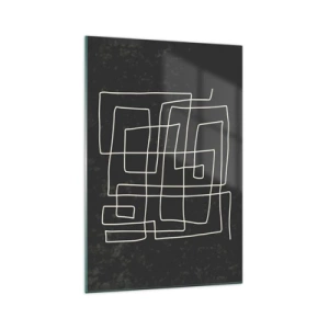 Billede på glas - Ikke helt så enkel - 70x100 cm